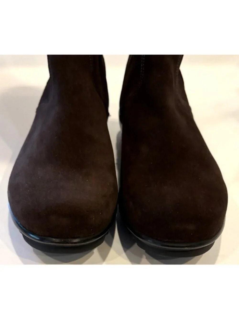 La Canadienne Cecile Stone Suede Waterproof Knee High Boots Women's Size 11 M